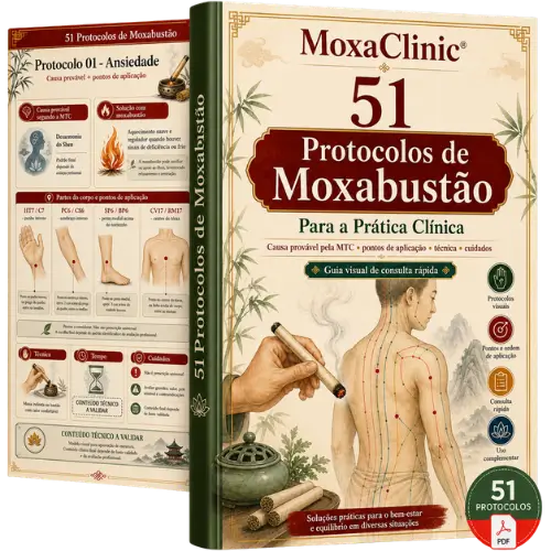 Plano básico MoxaClinic® - 51 Protocolos de Moxabustão