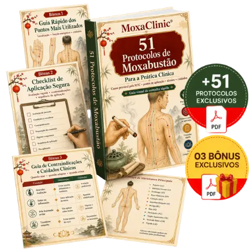 Plano completo MoxaClinic® com 51 protocolos e 3 bônus